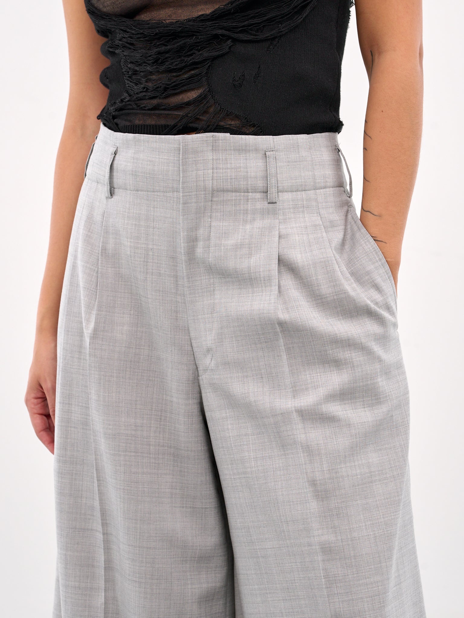 Ultra Wide Leg Trousers - 4