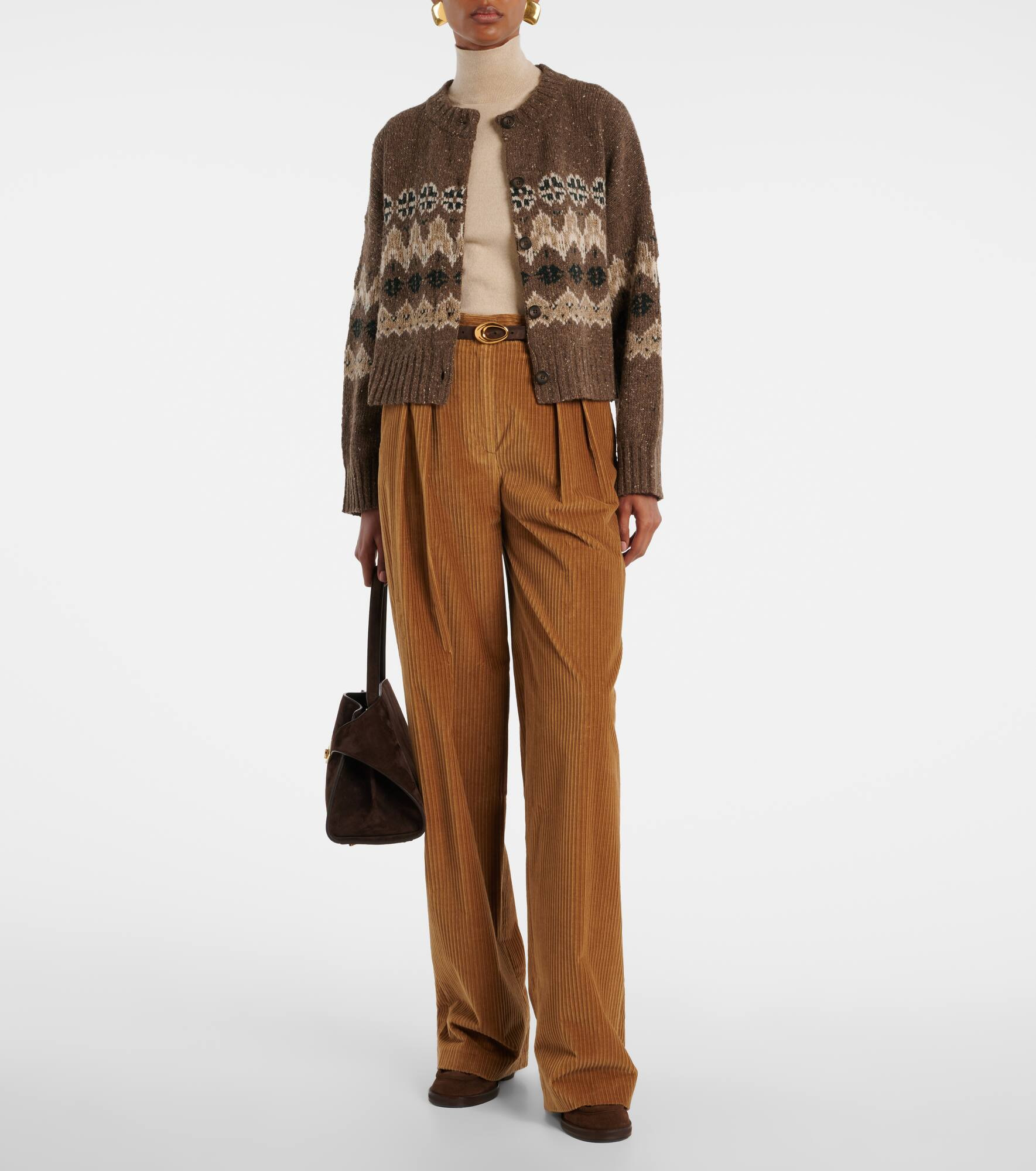 Cammie Fair Isle wool-blend cardigan - 2