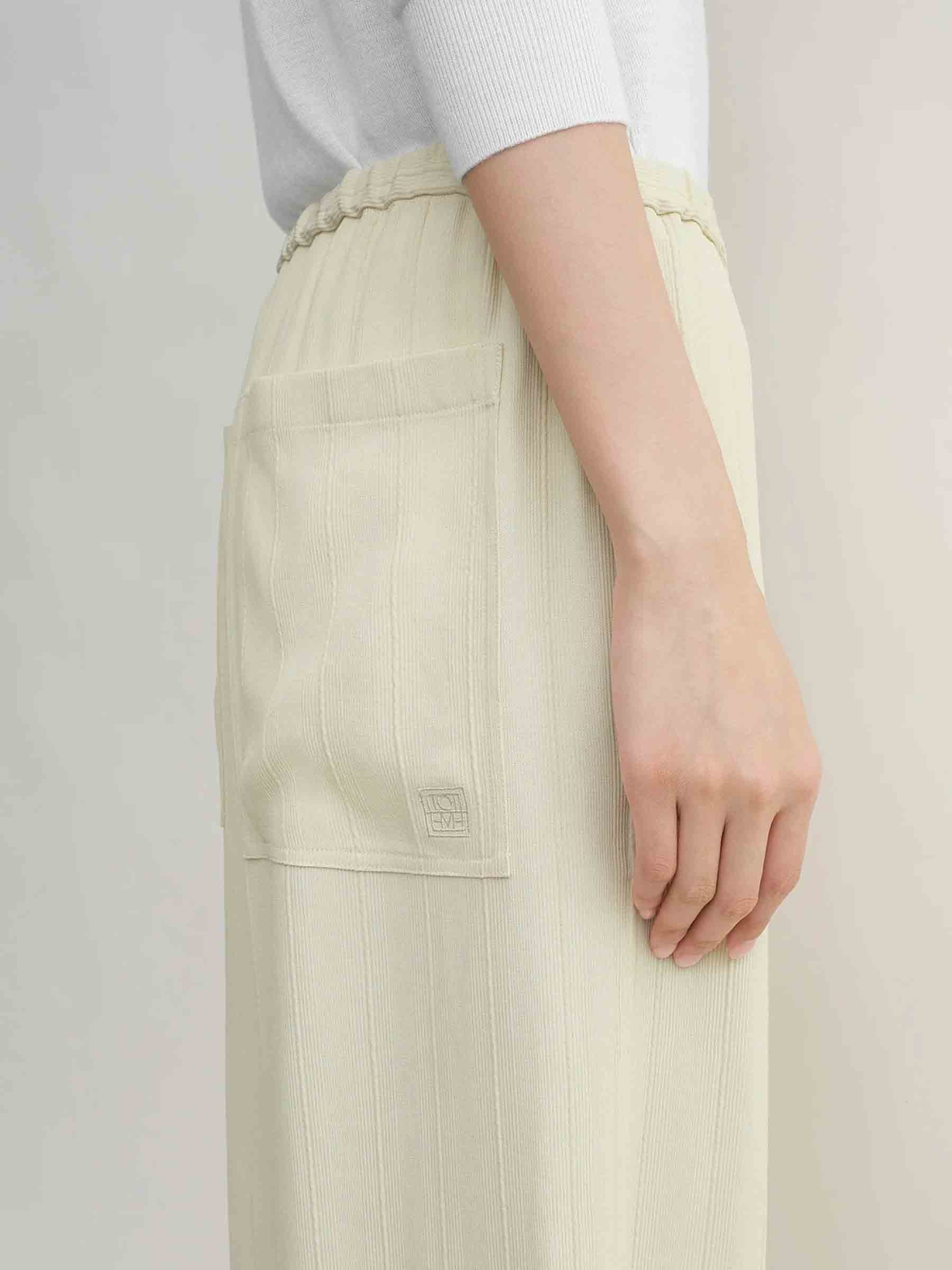 STRIPED LINEN PANTS - 4