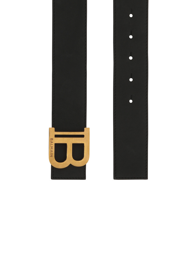 Balmain Smooth leather B-Belt belt outlook