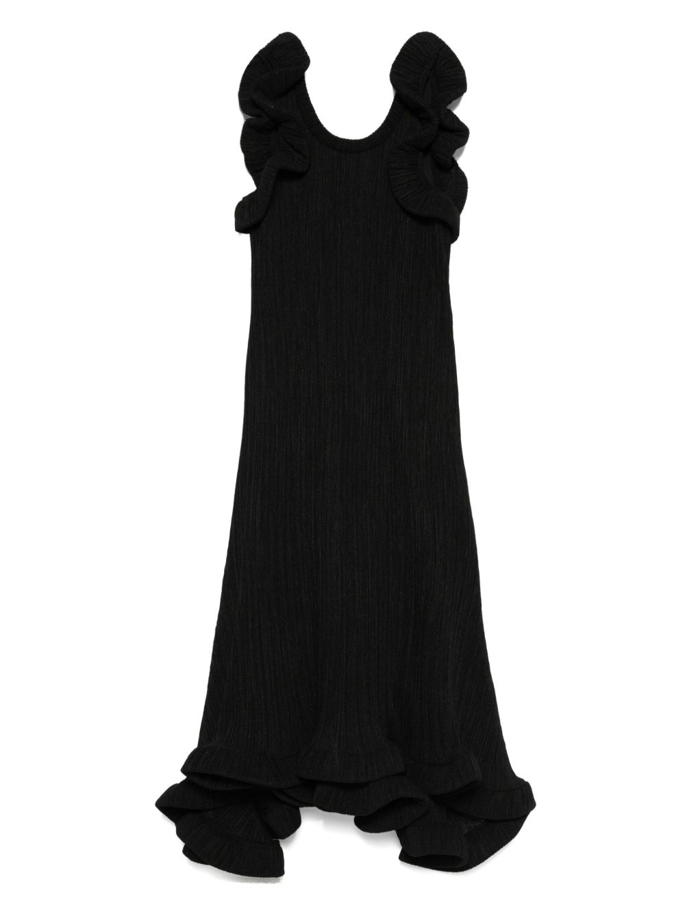 Foam Ruffle midi dress - 1