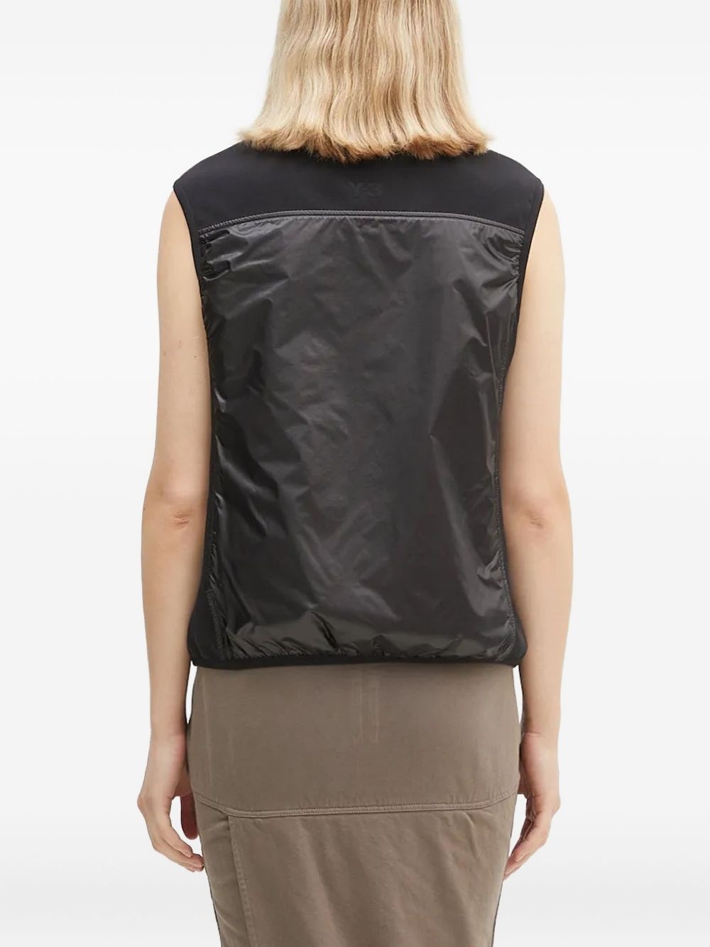 panelled sleeveless vest - 3