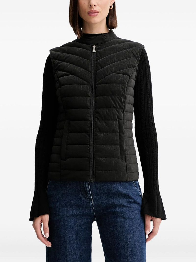 quilted zip gilet 1