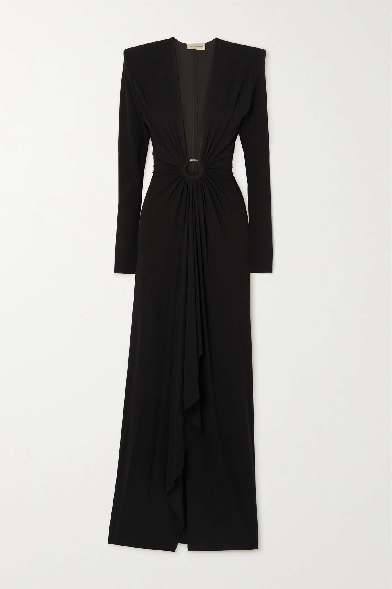 Embellished stretch-jersey gown - 1