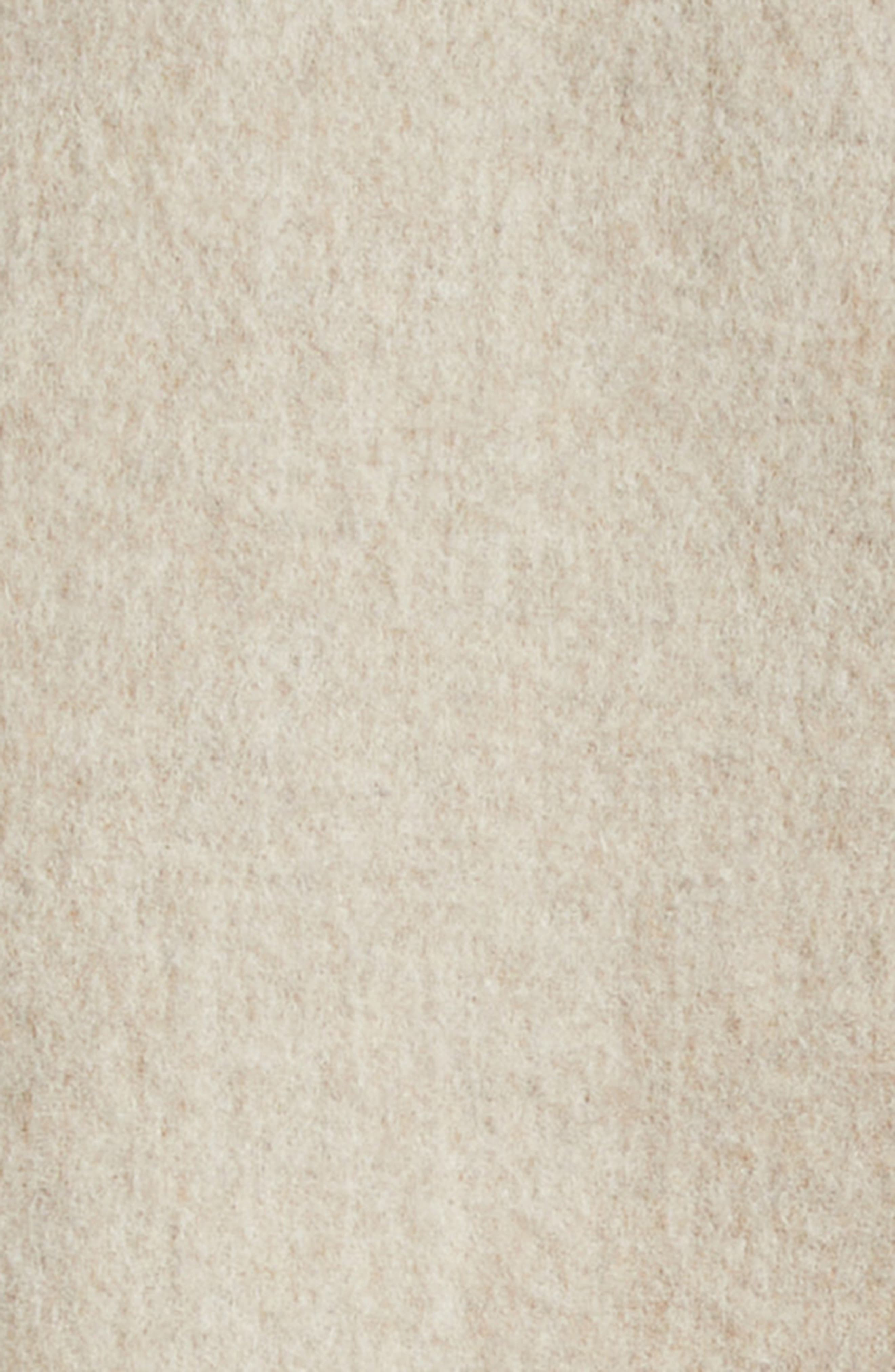 Veronica Beard Philips Crop Wool Blend Jacket in Oatmeal Melange at Nordstrom - 6