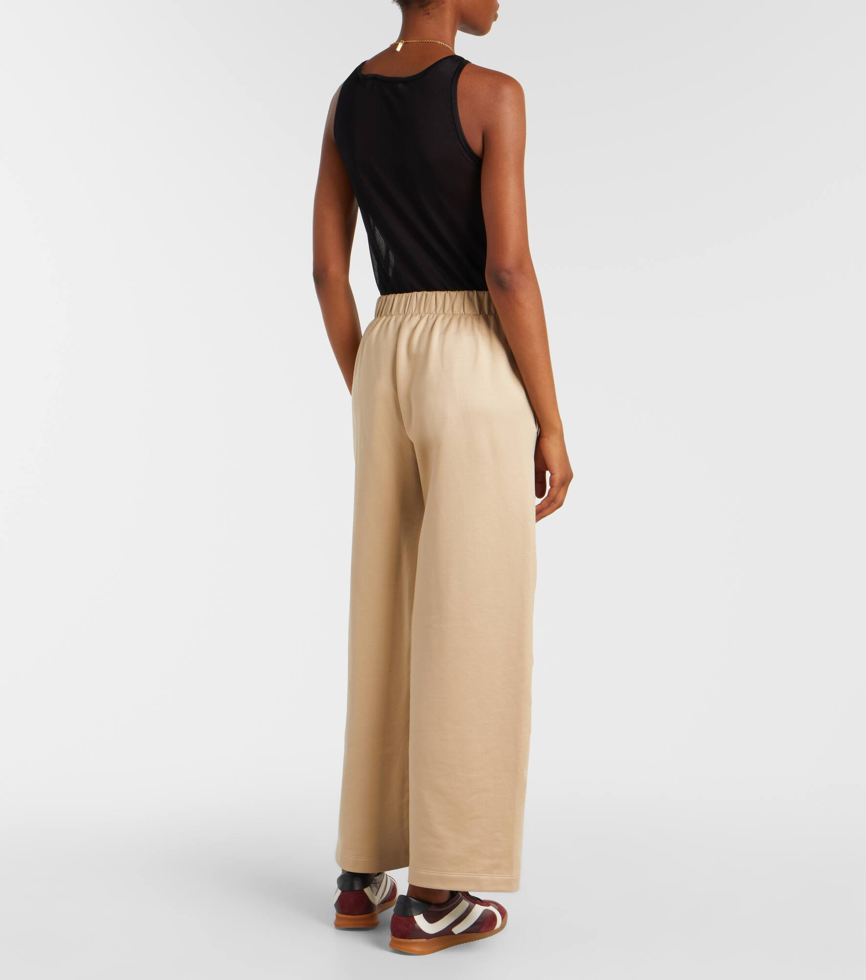 Filovia silk and cotton wide-leg pants - 3