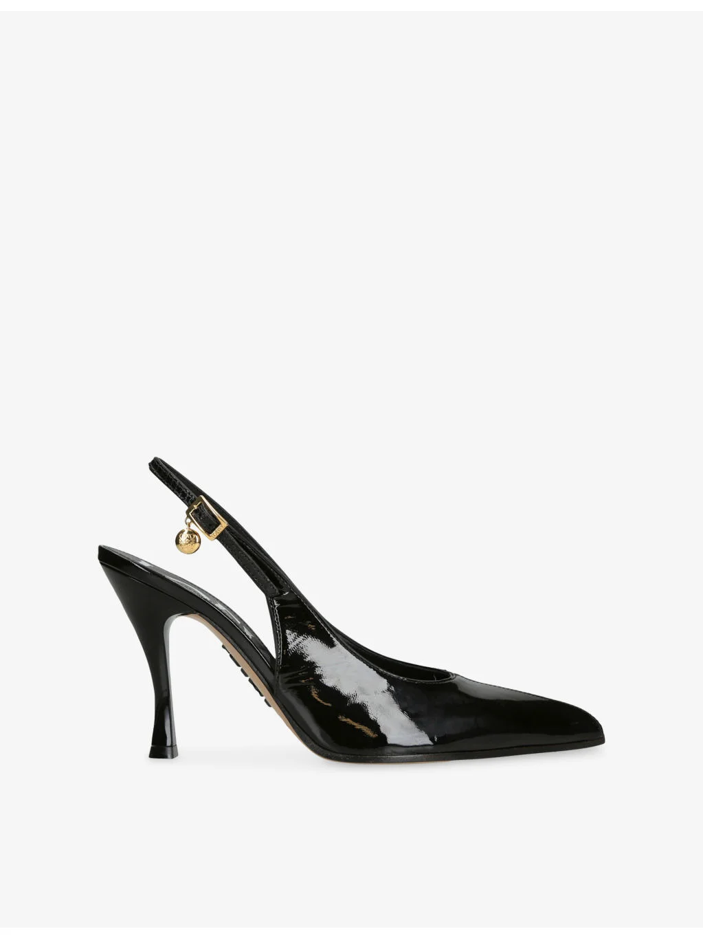 New Comic Leather Slingback Pumps - 1