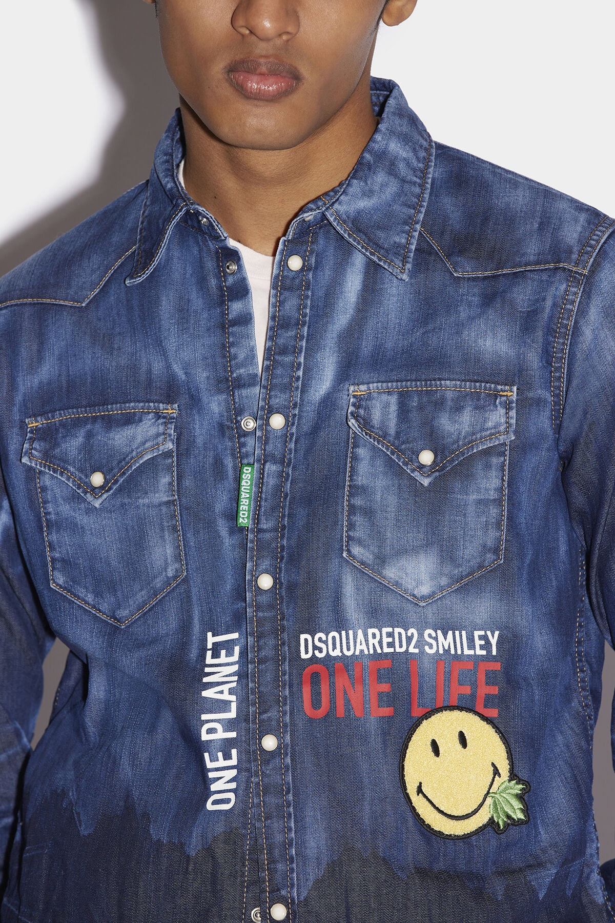 SMILEY COTTON WESTERN SHIRT - 3