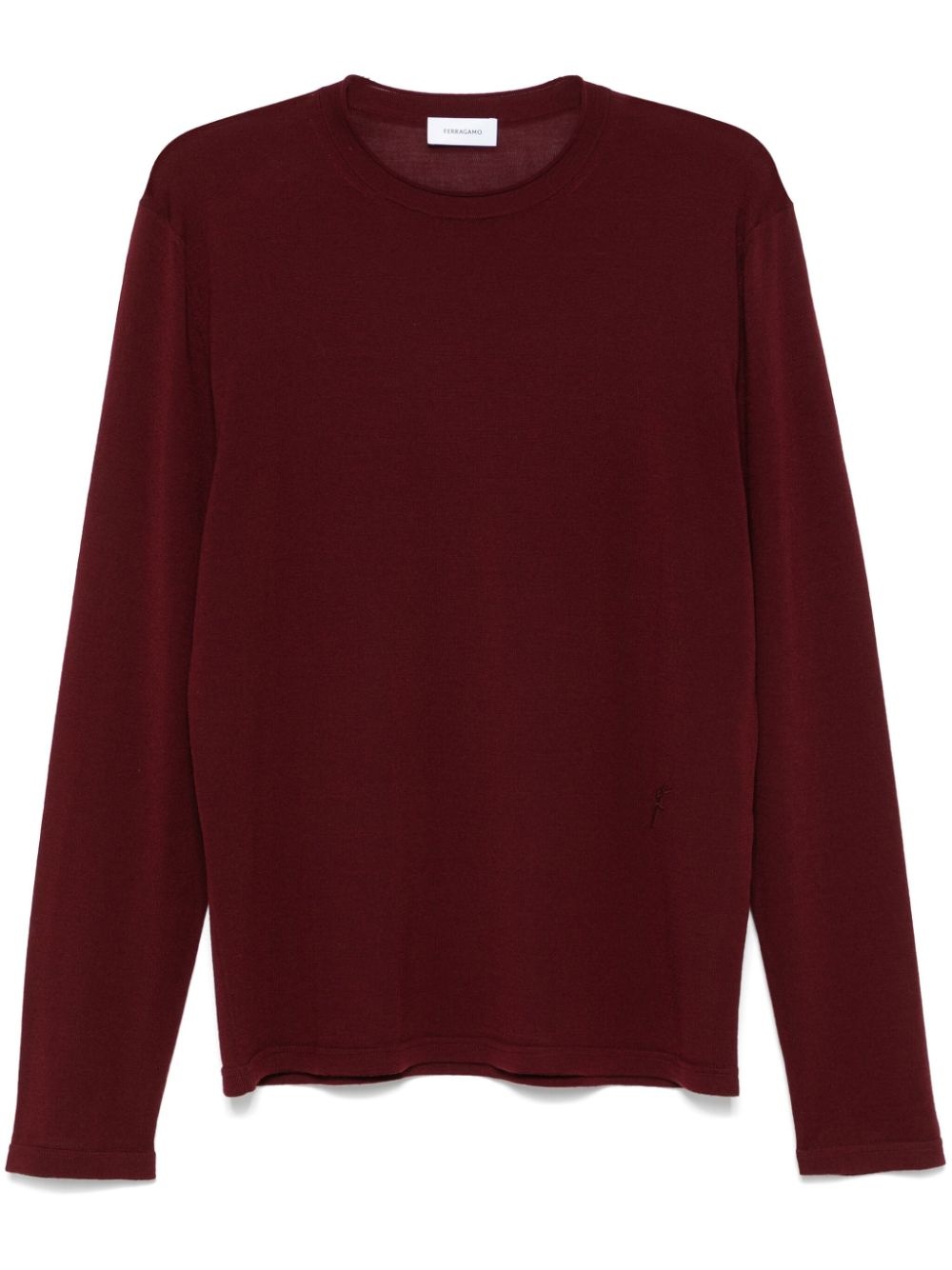 logo-embroidered sweater - 1