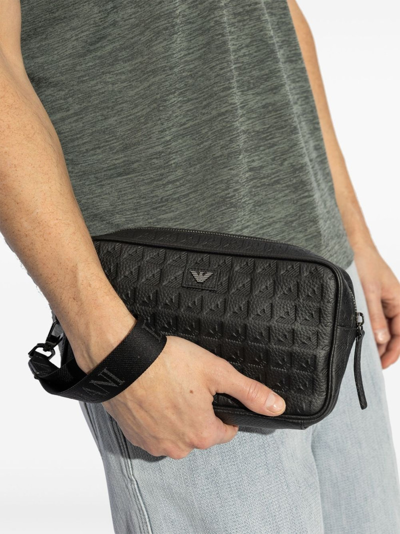 EMPORIO ARMANI logo clutch bag outlook