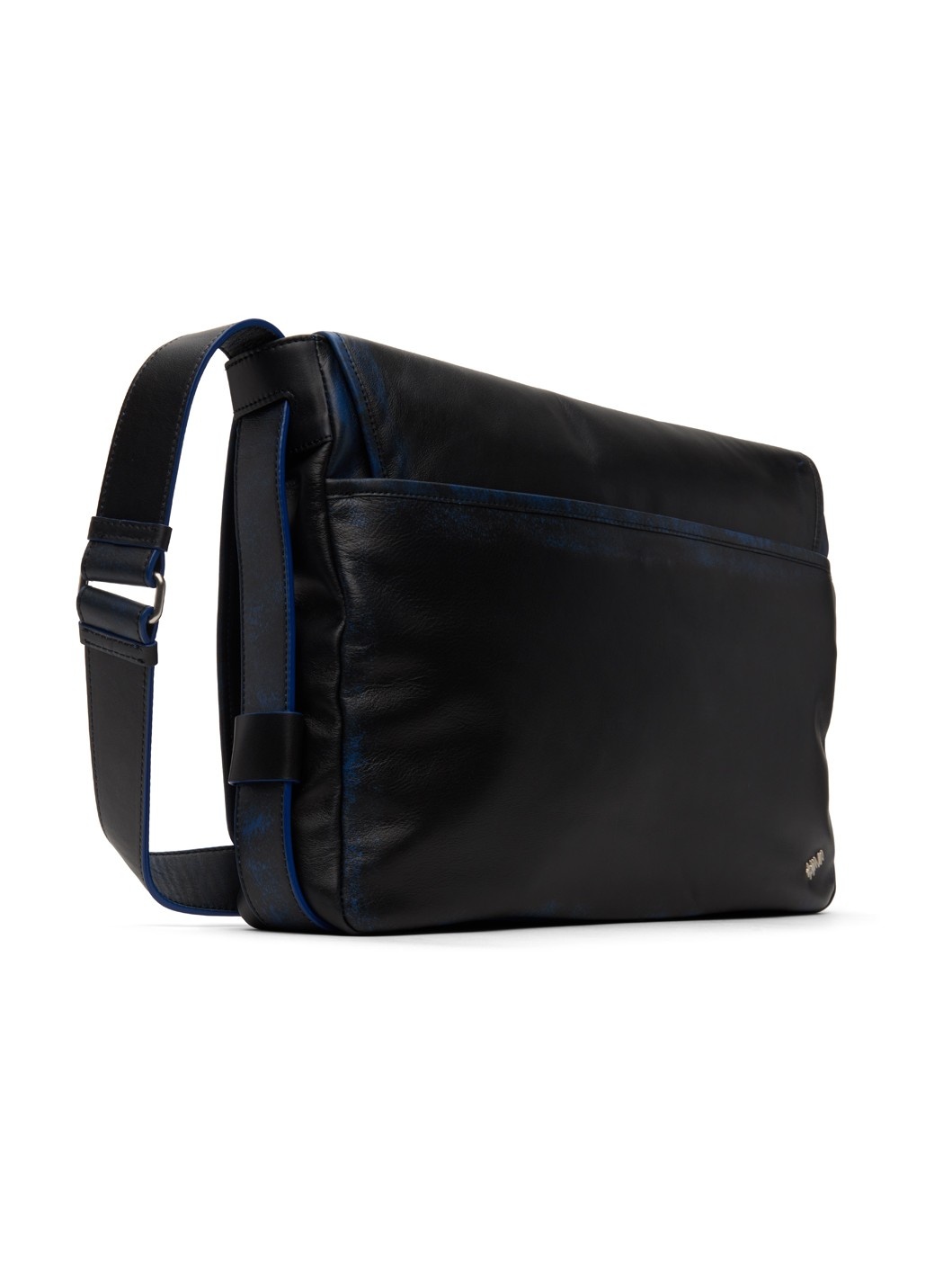 Black Faux-Leather Bag - 3