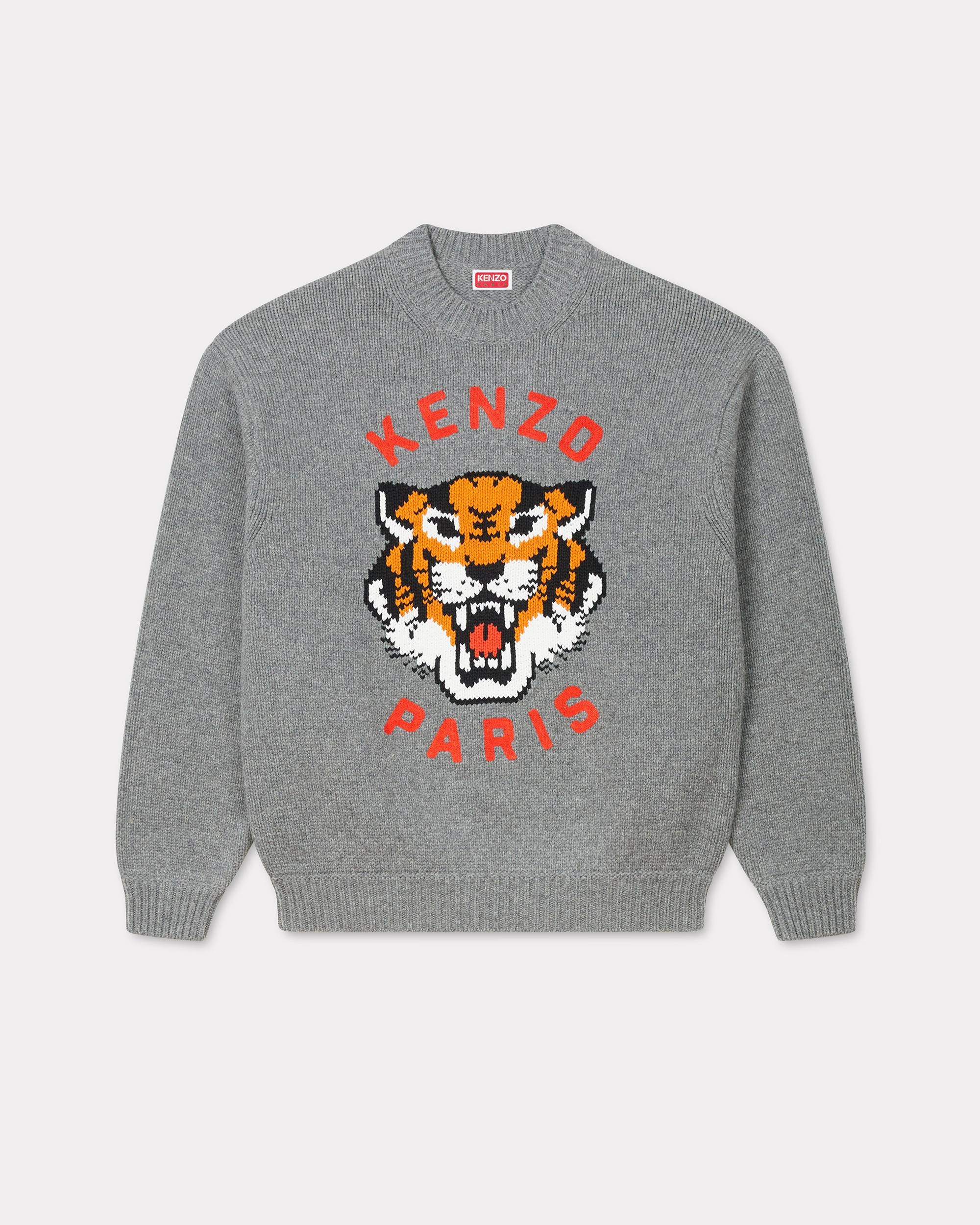'Lucky Tiger' embroidered jumper - 1