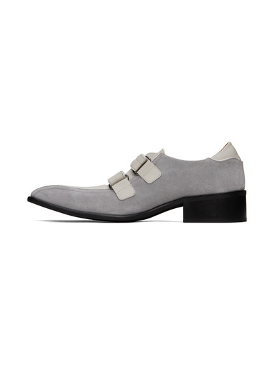 Martine Rose Off-White & Gray Sporty Snout Loafers outlook