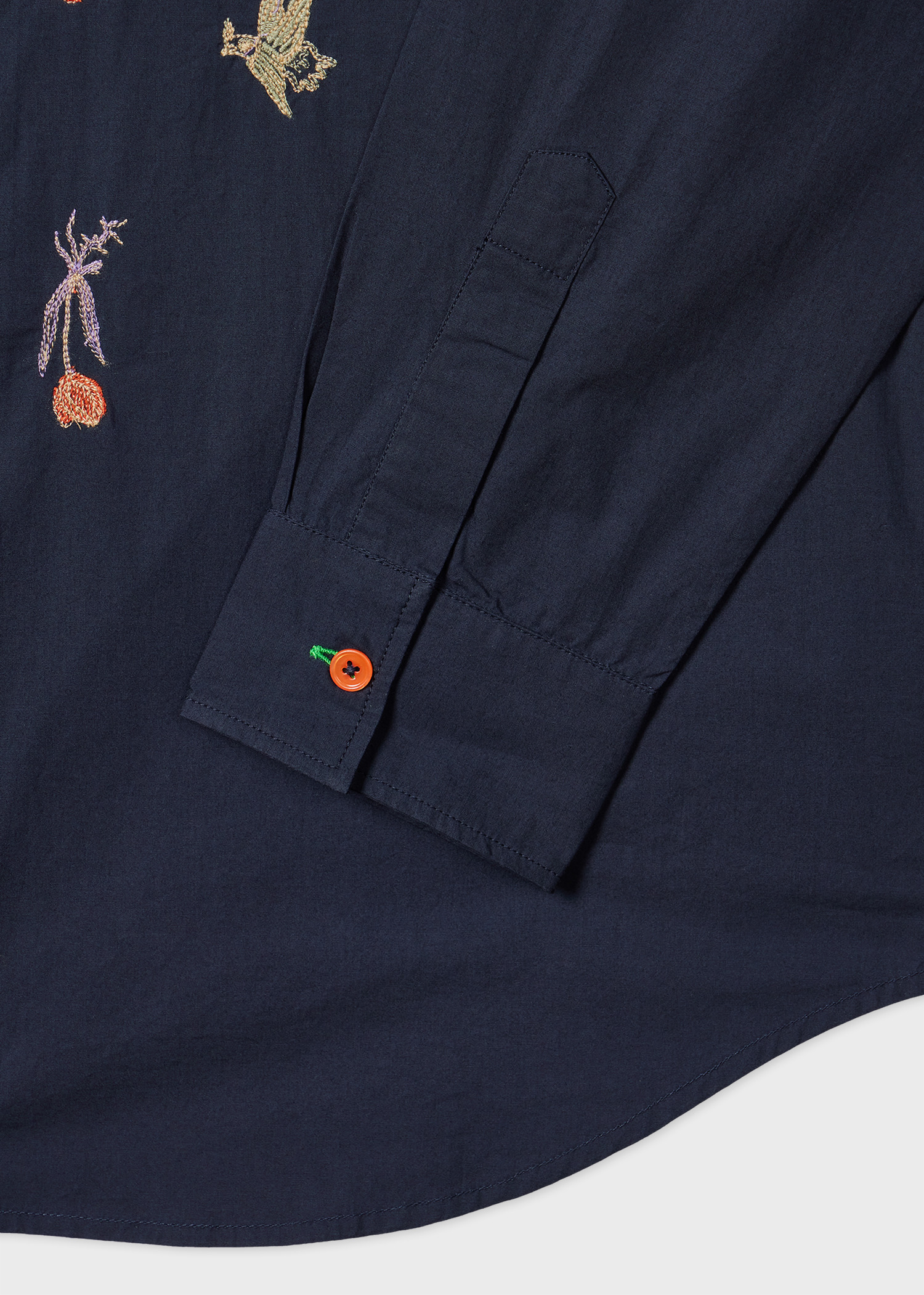 Navy Embroidered 'Little Beasts' Shirt - 2