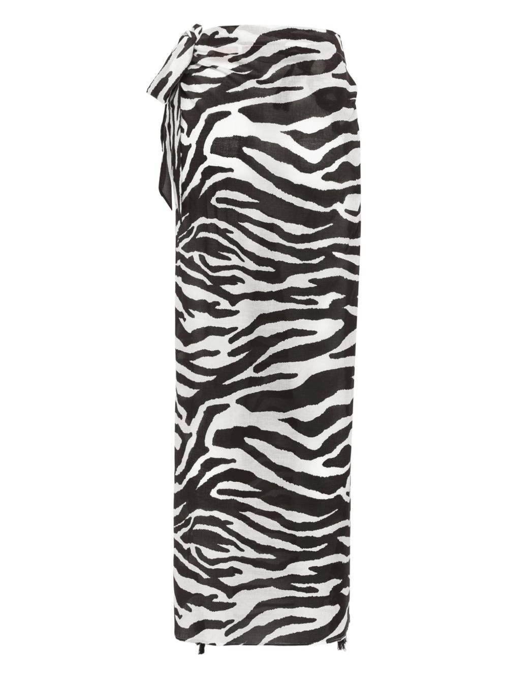 animal-print pareo - 2