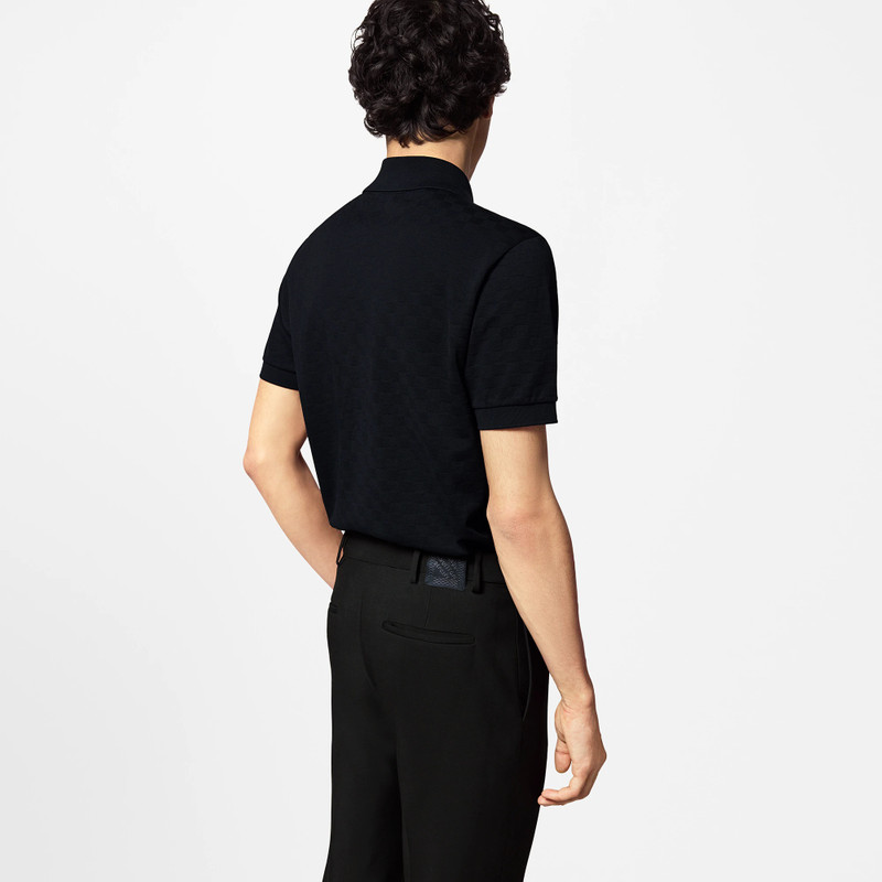 Damier Cotton Pique Polo 5