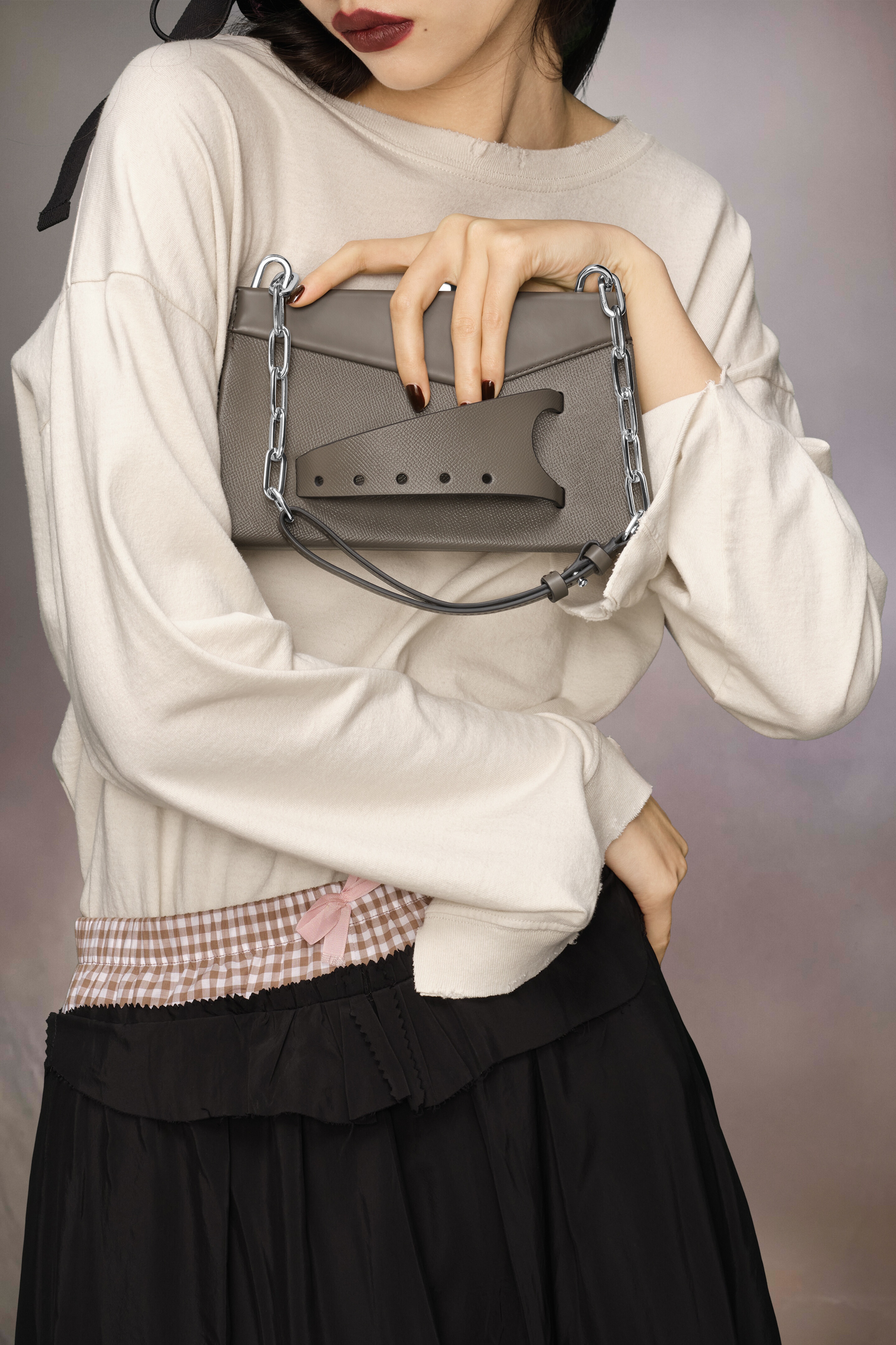 Snatched shoulder clutch bag small - 6