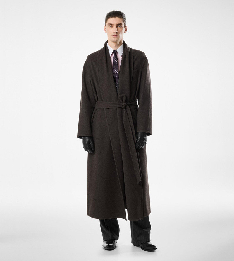 DOUBLE SPLITTABLE CASHMERE SHAWL COAT 6