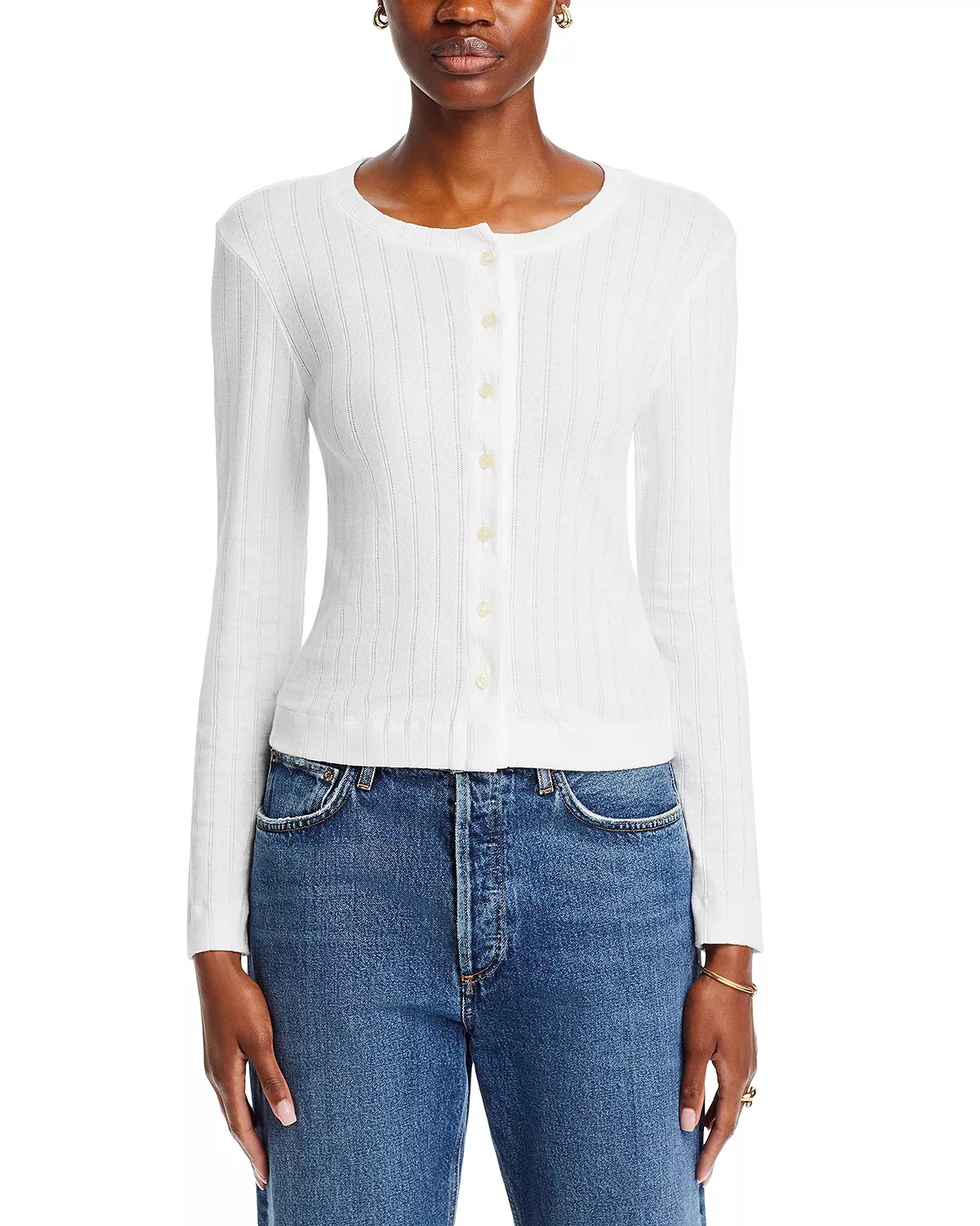 Crewneck Cardigan - 6