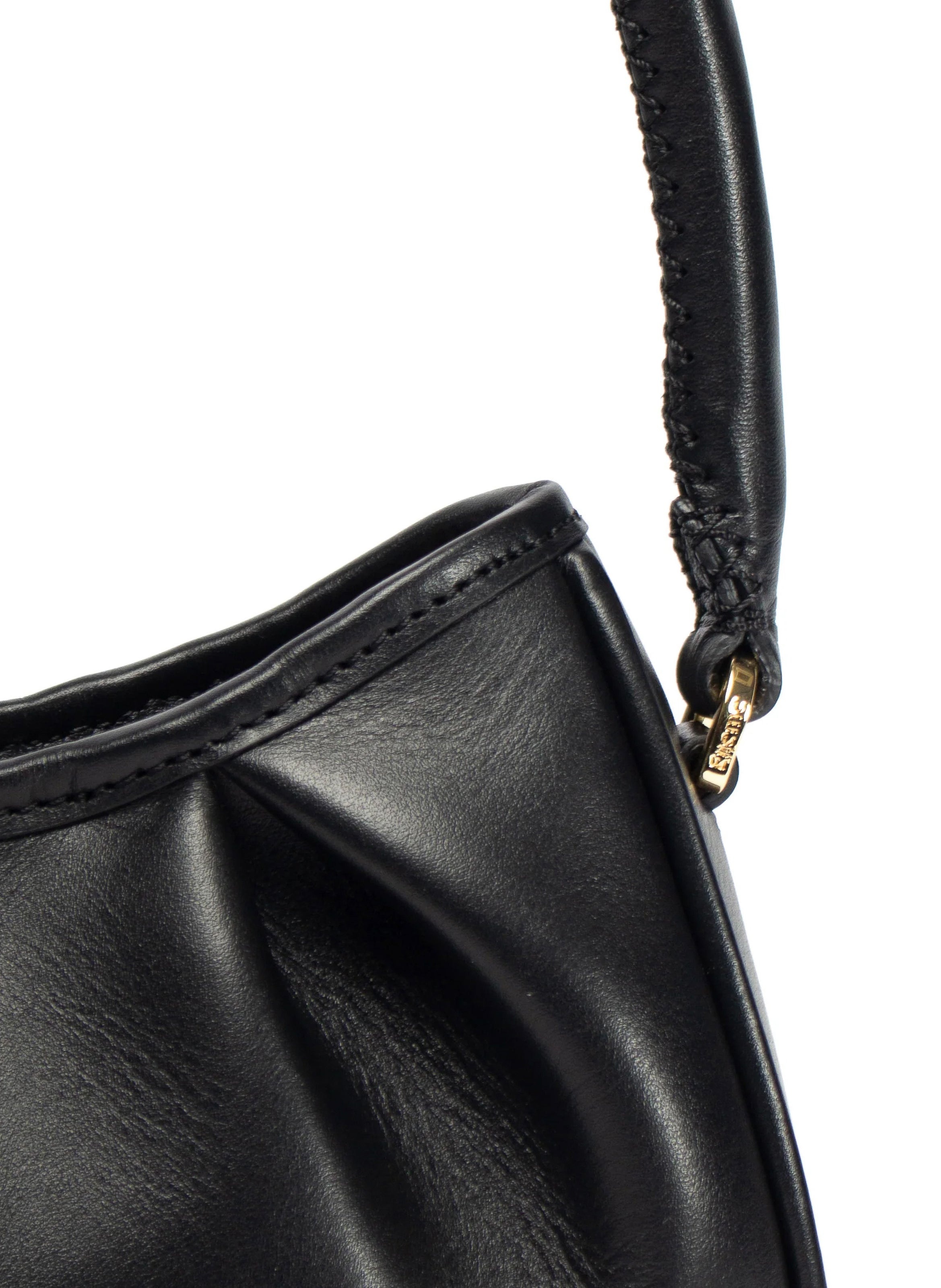 Small Dimple Leather Black - 3