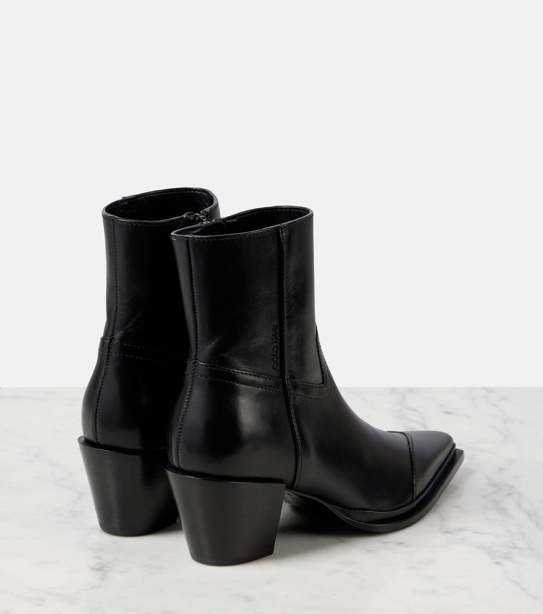 Cece 60 leather ankle boots - 3