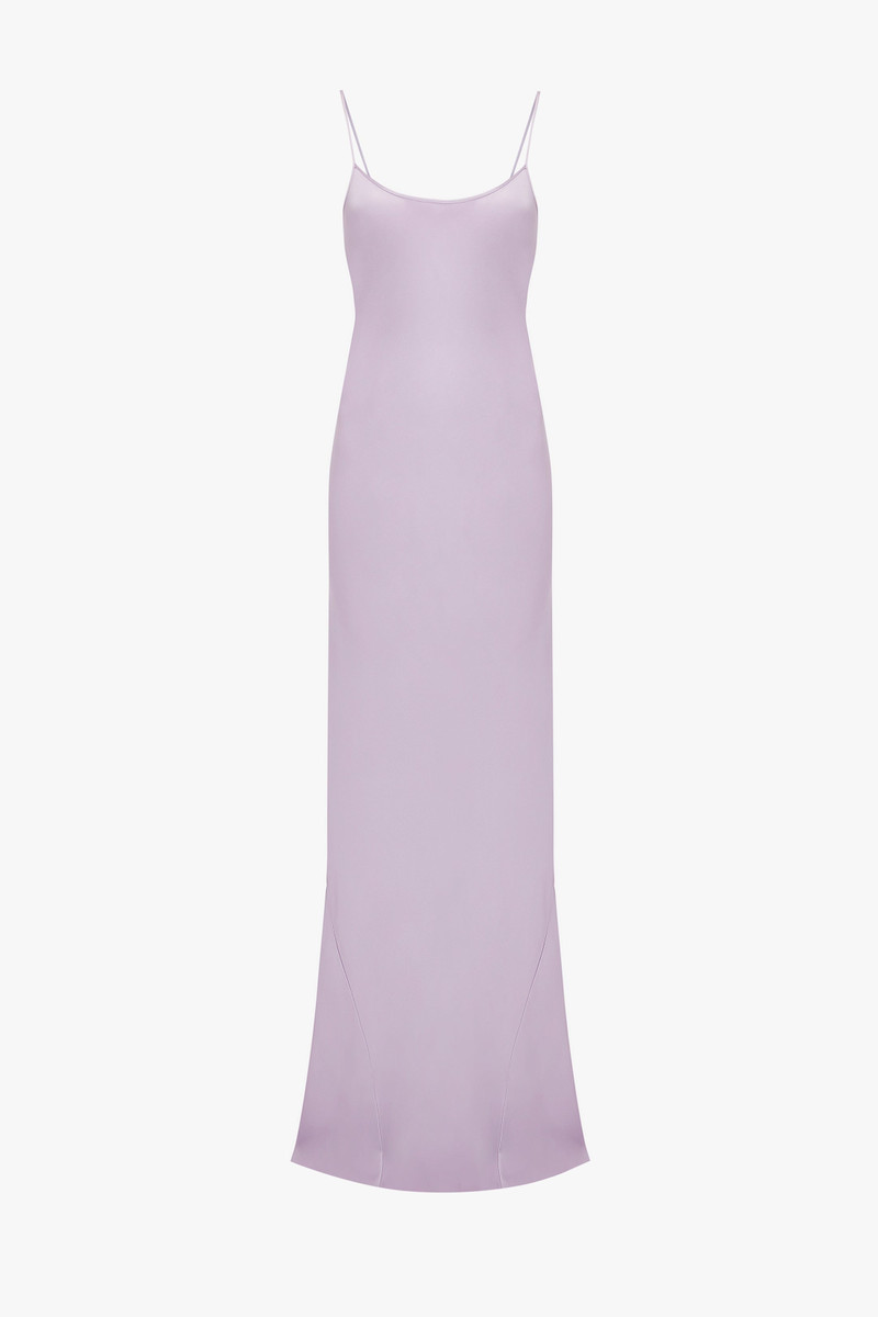 Low Back Cami Floor-Length Dress In Petunia 1