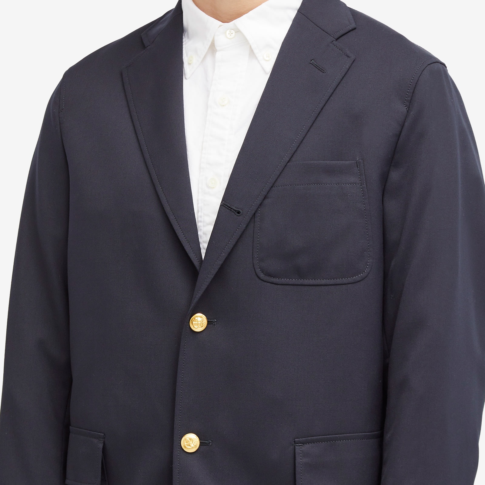 Beams Plus 3 Button Combat Wool Blazer - 5