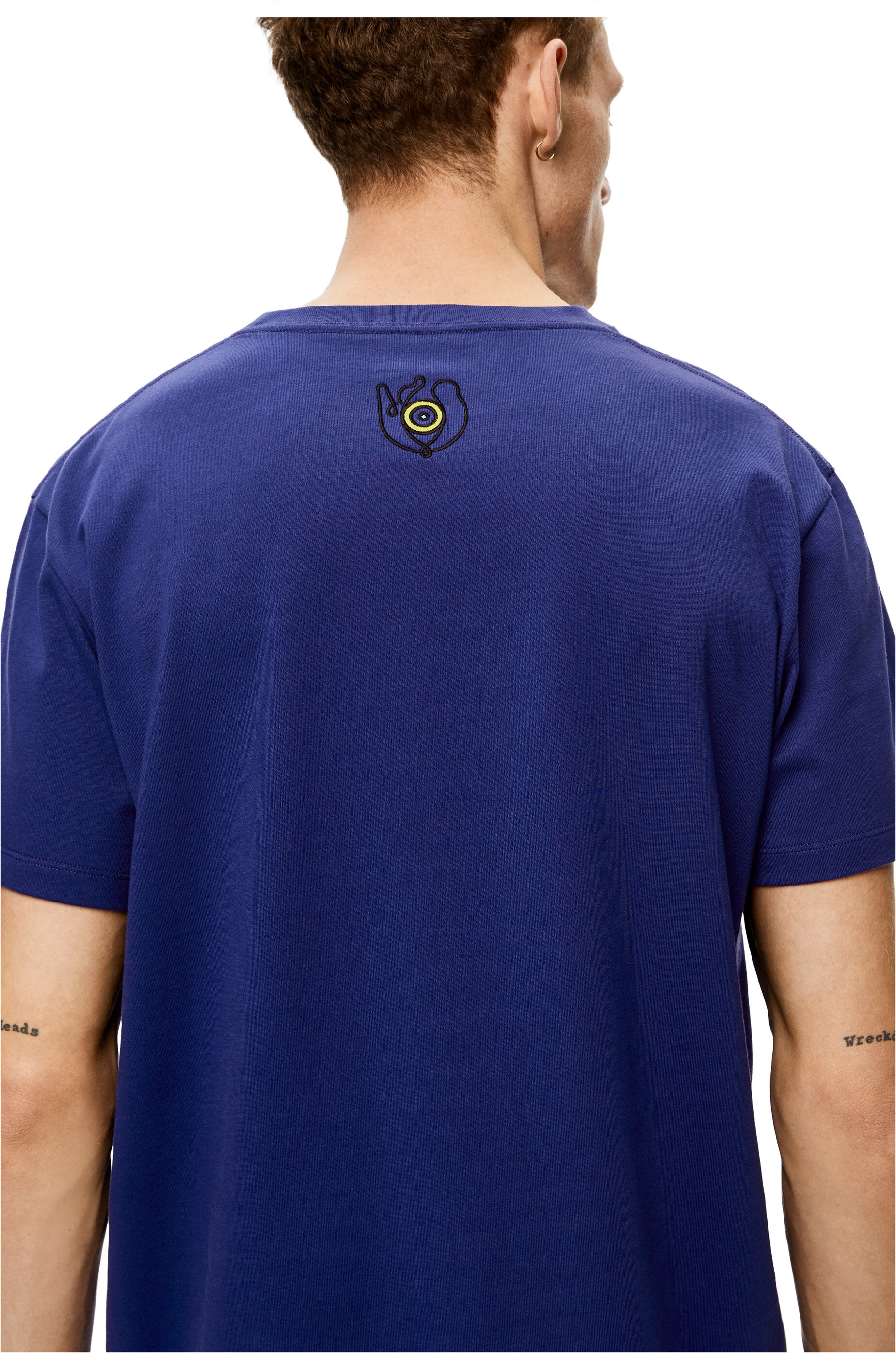 Embroidered T-shirt in organic cotton - 5