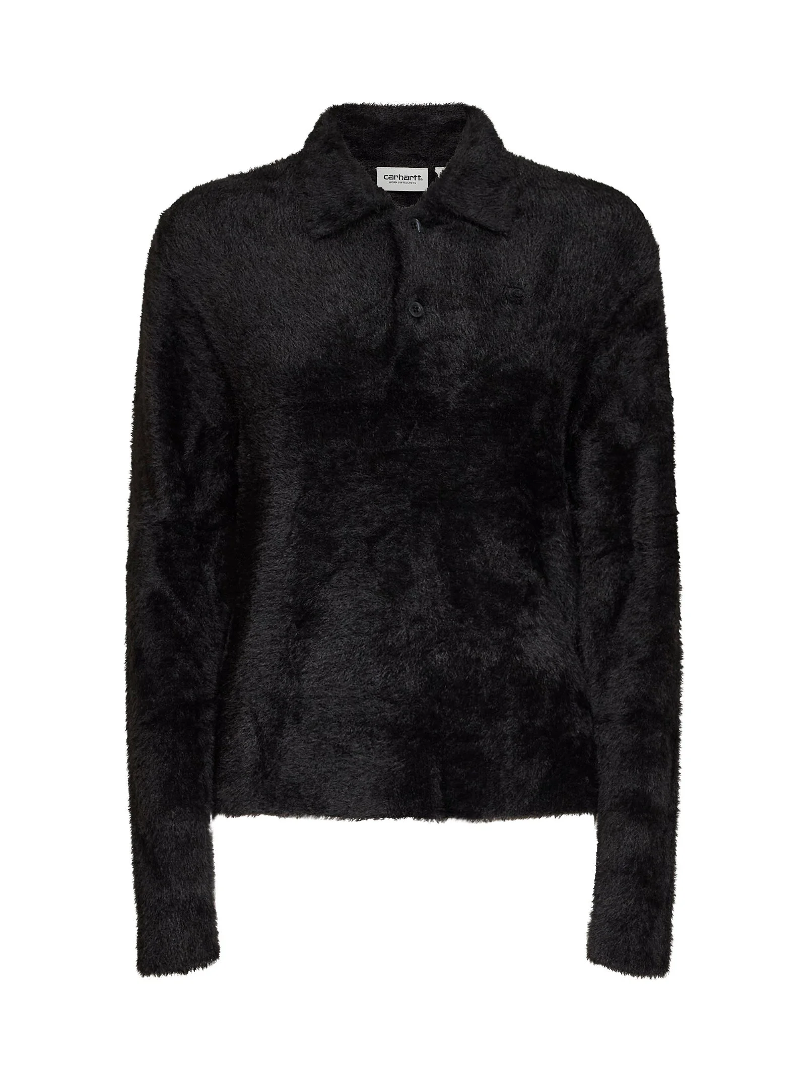 Black Women's L/S Maine Polo Sweater polo shirt - 1