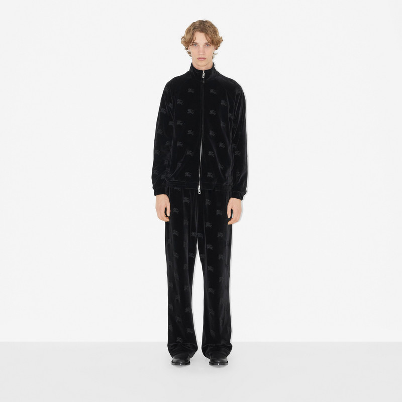 Burberry EKD Velvet Jogging Pants outlook
