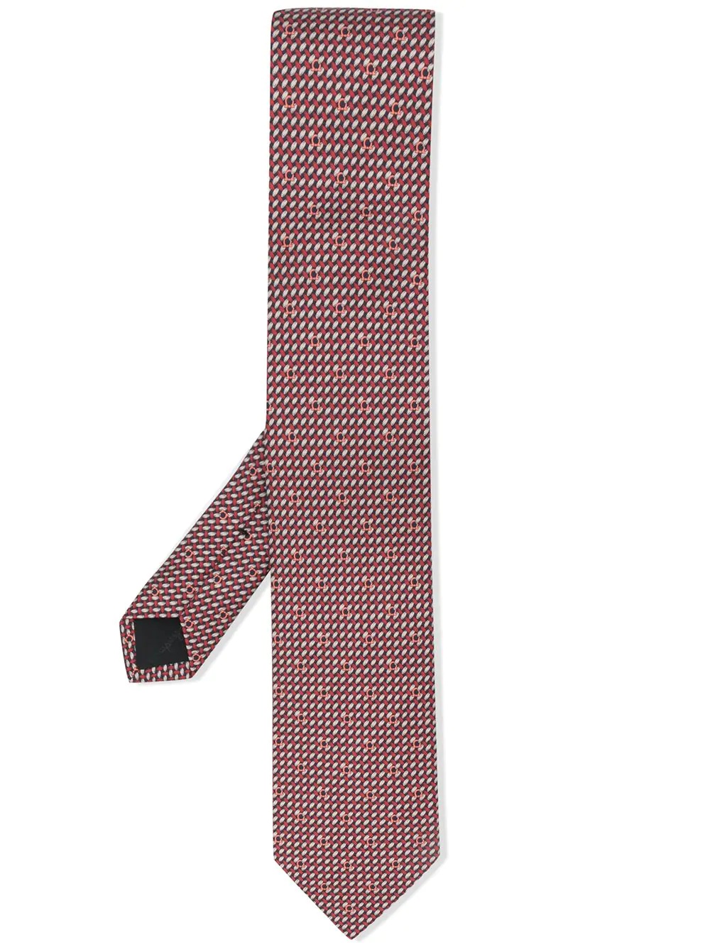 Gancini print tie - 1