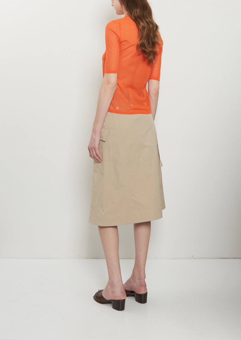 Plan C Intarsia Cotton Polo Shirt outlook