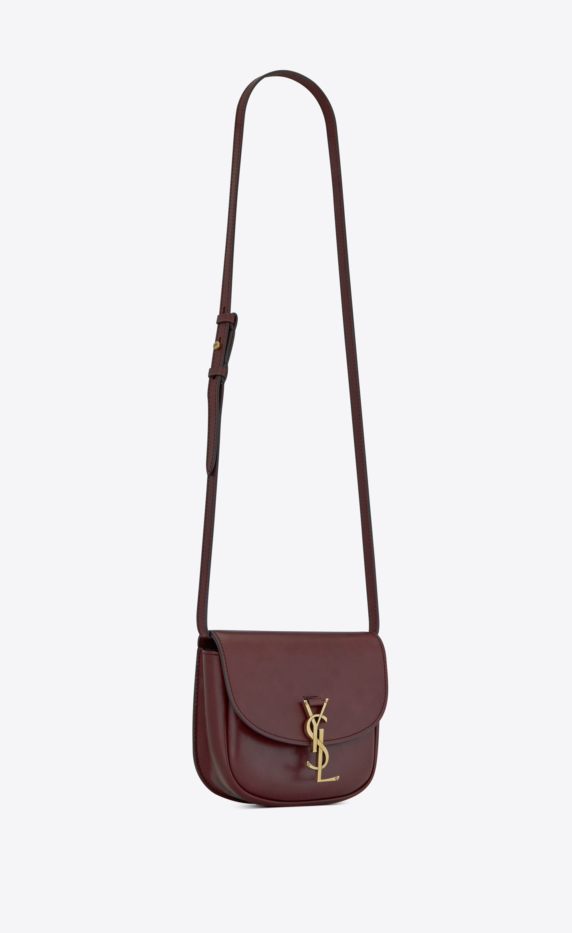 kaia small satchel in smooth leather - 6