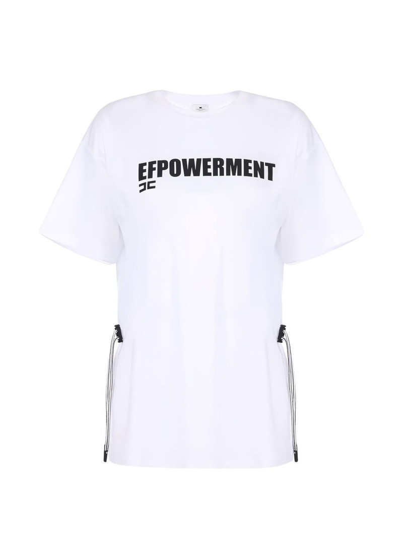 drawstring-detail T-shirt 1