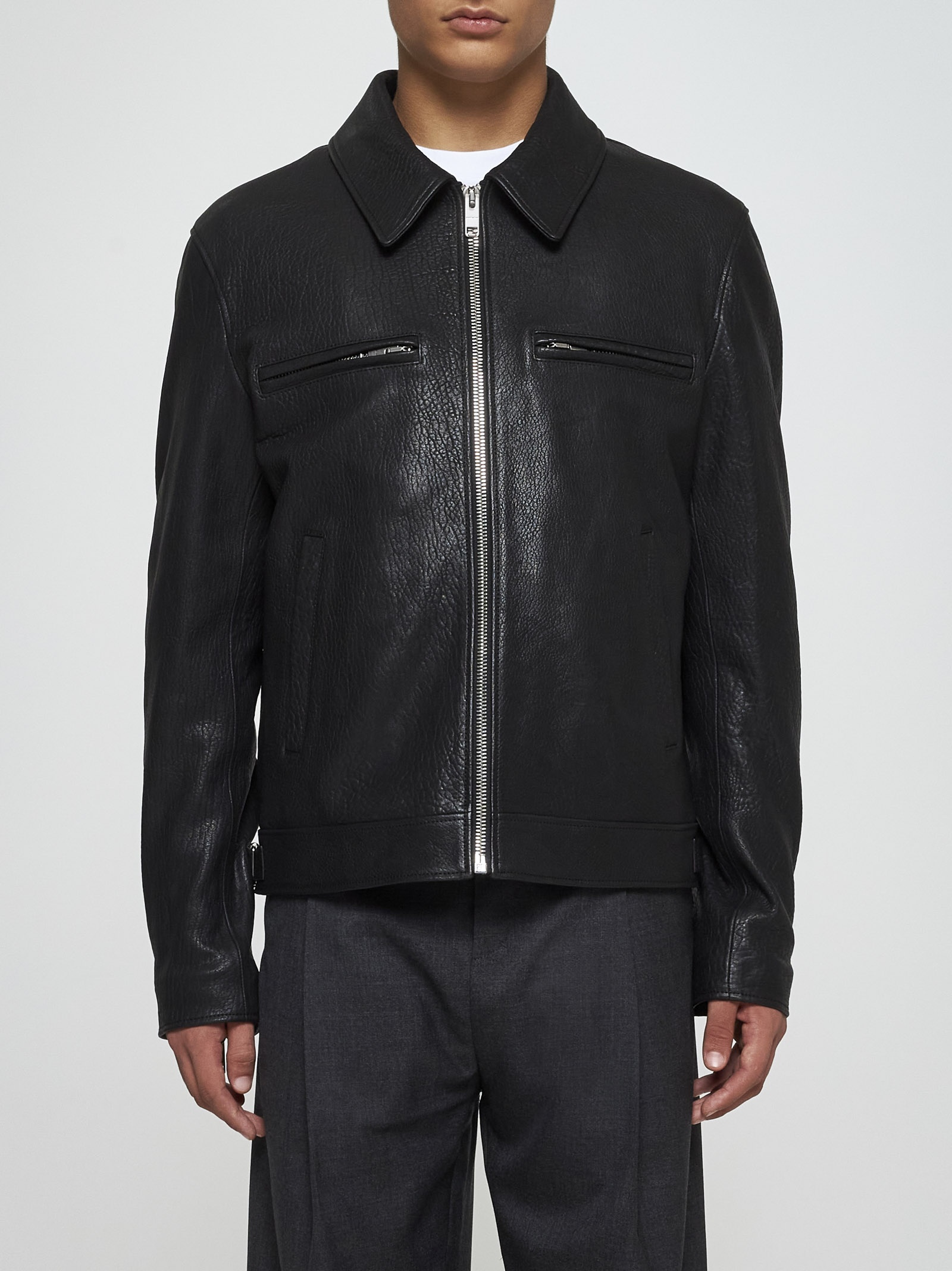 Givenchy Leather biker jacket | danielloboutique | REVERSIBLE