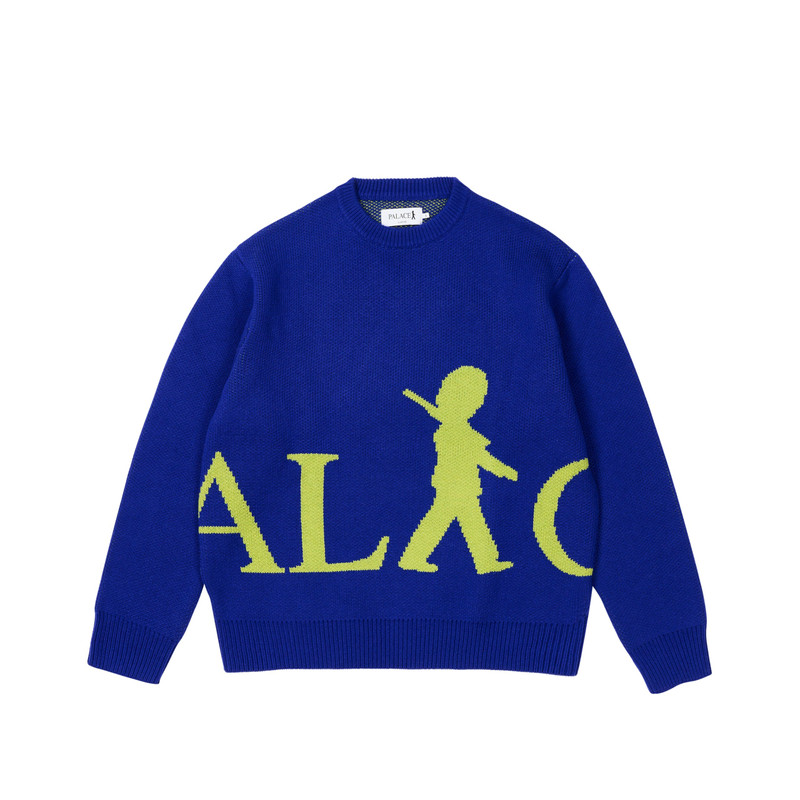 PALACE GUARD KNIT ROYAL BLUE - 1