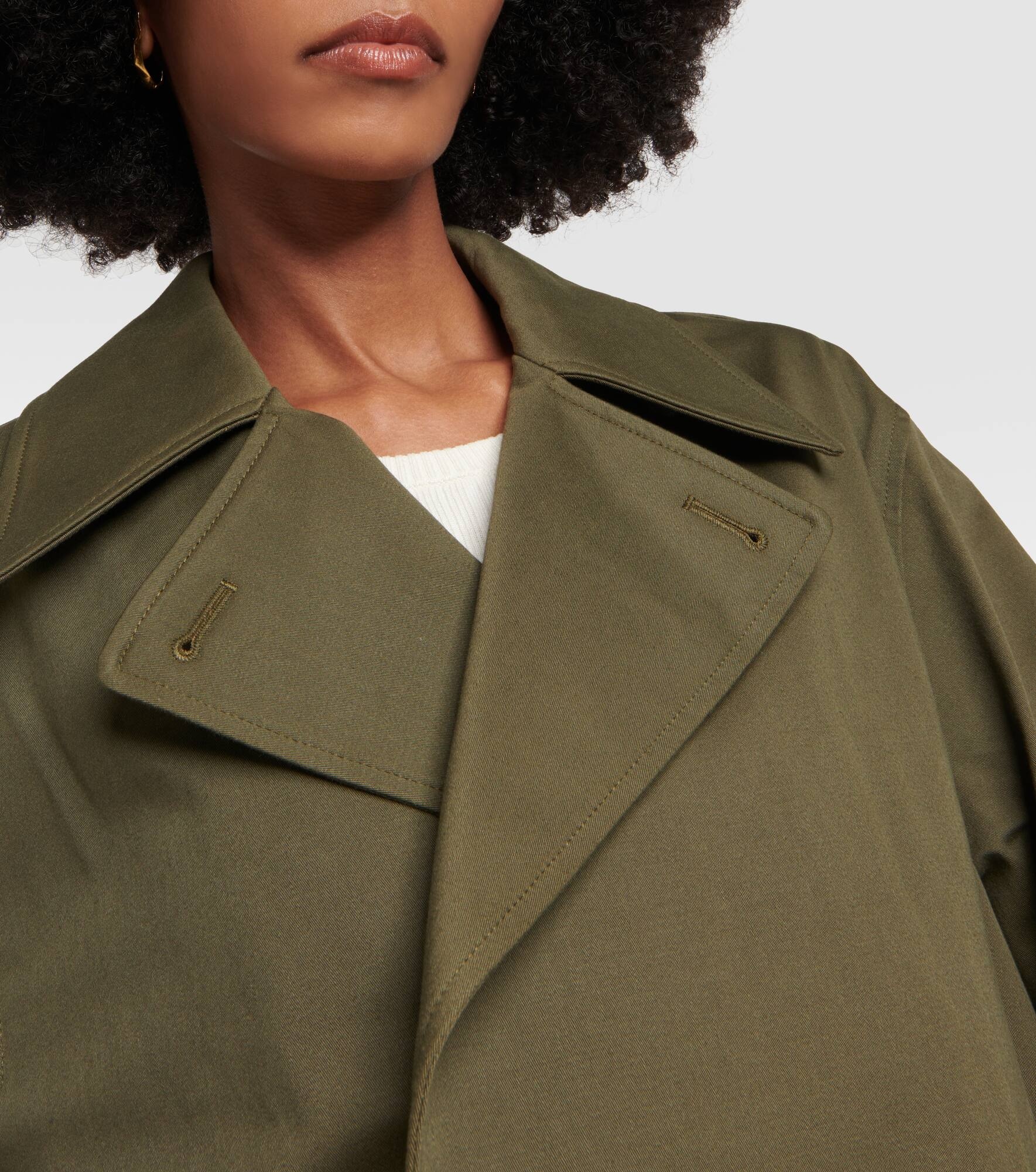 Cade cotton twill trench coat - 4