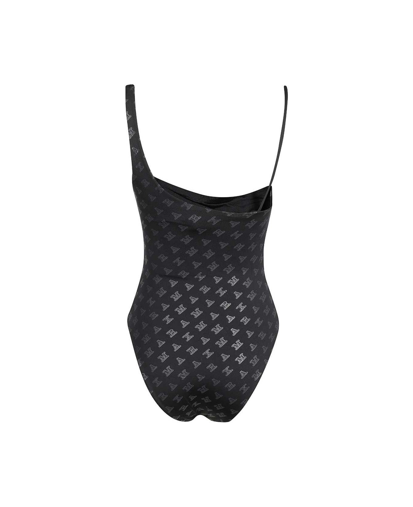 One-piece Swimsuit With Logo - 2