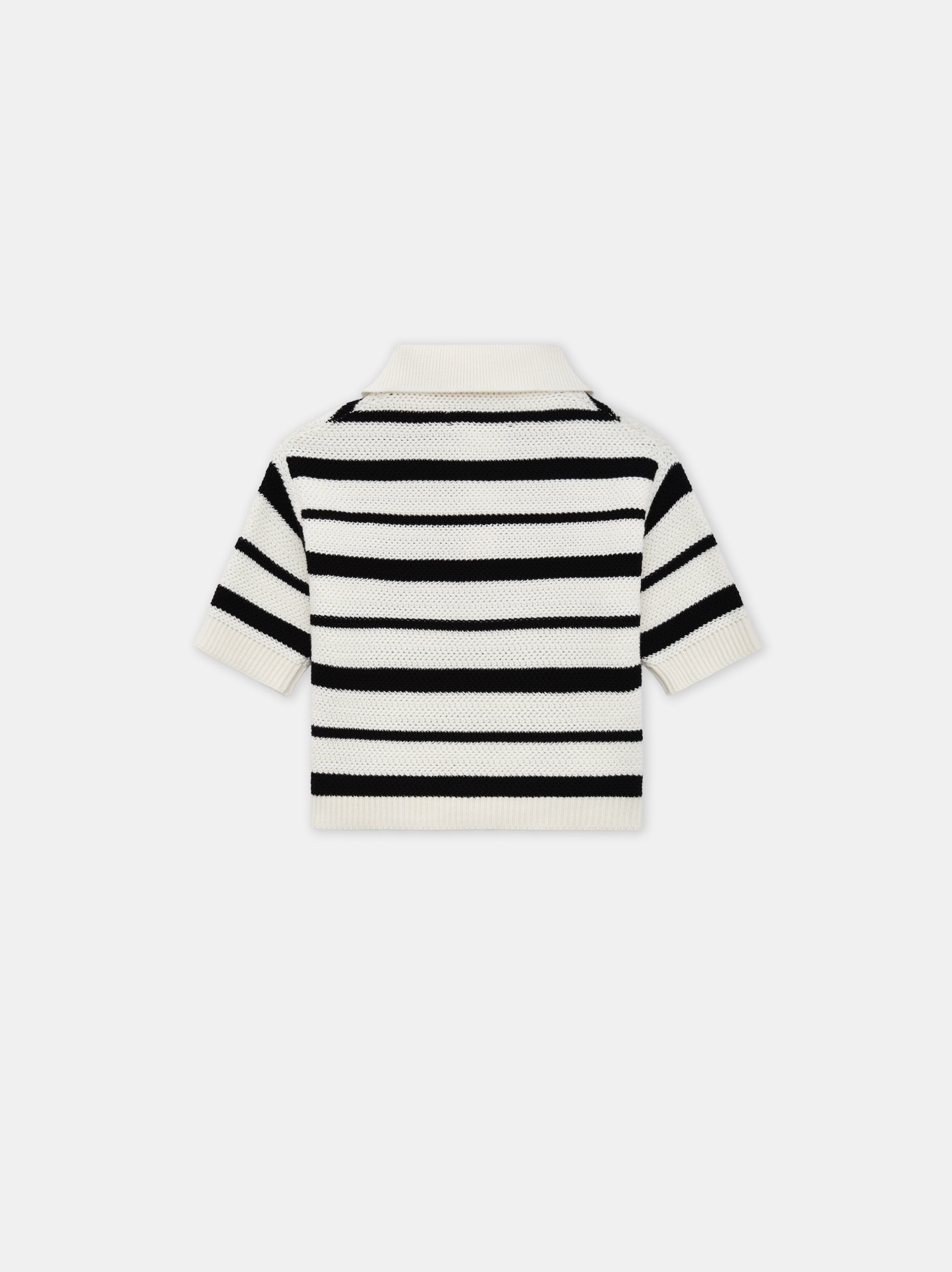 WOMEN'S MA STRIPED POLO - 3