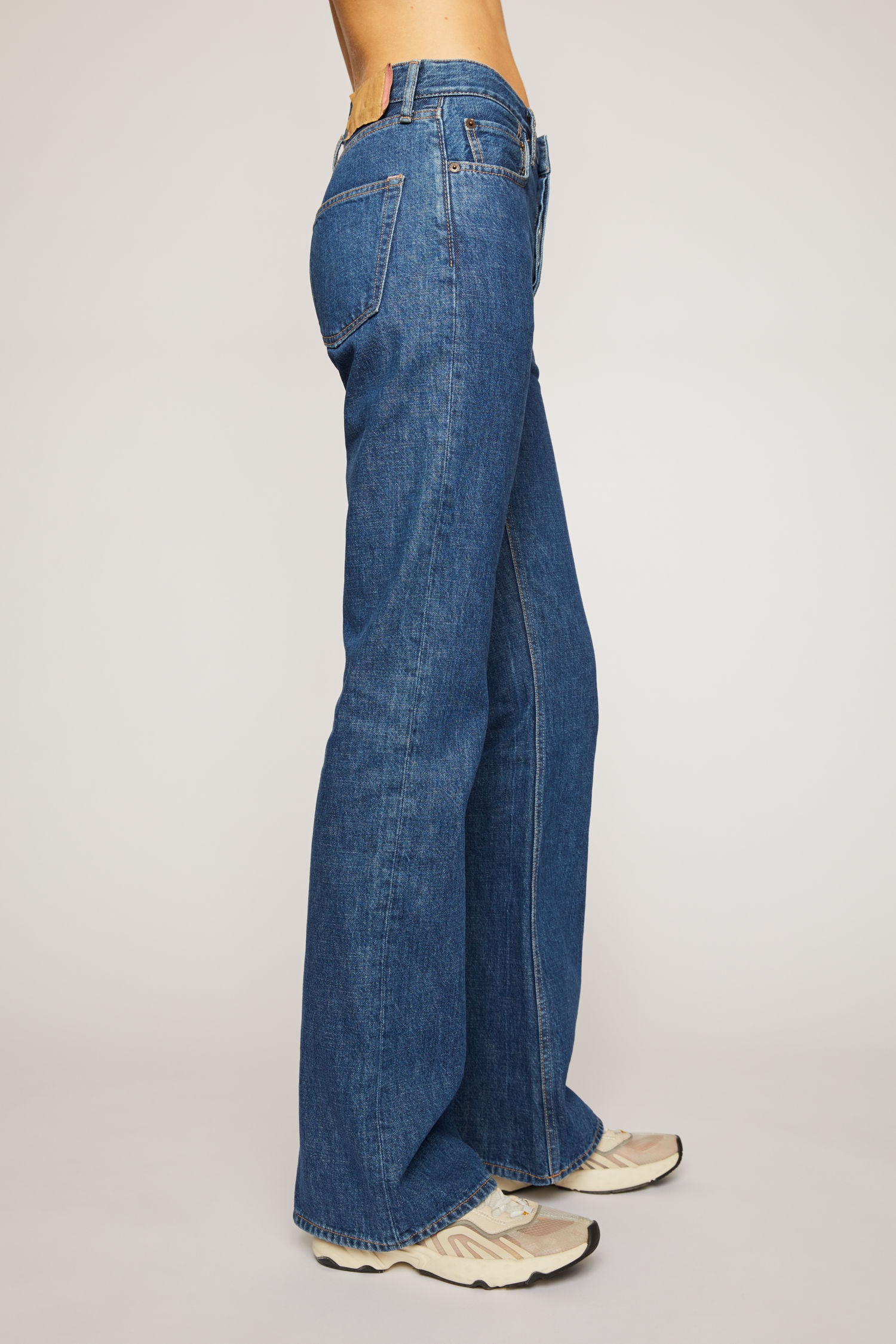 Relaxed bootcut jeans dark blue - 5