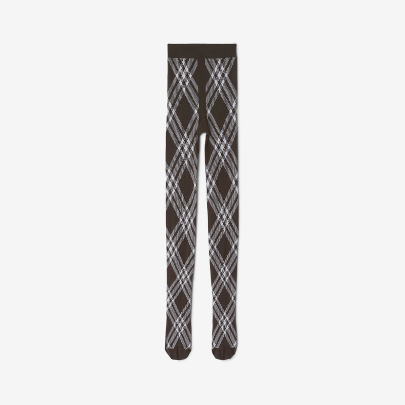 Burberry Check Wool Blend Tights outlook