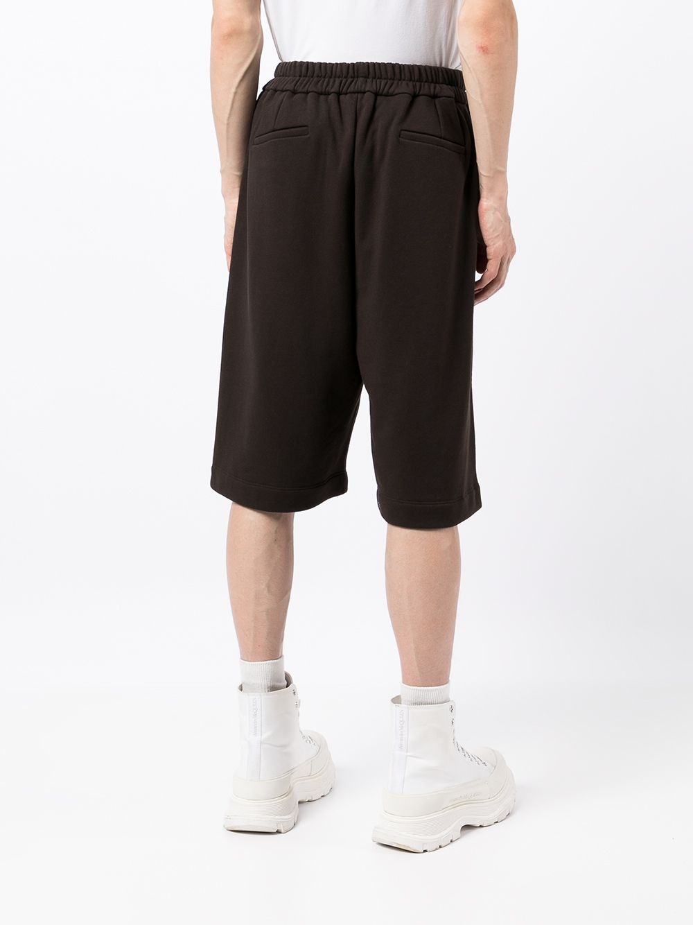 long cotton track shorts - 4