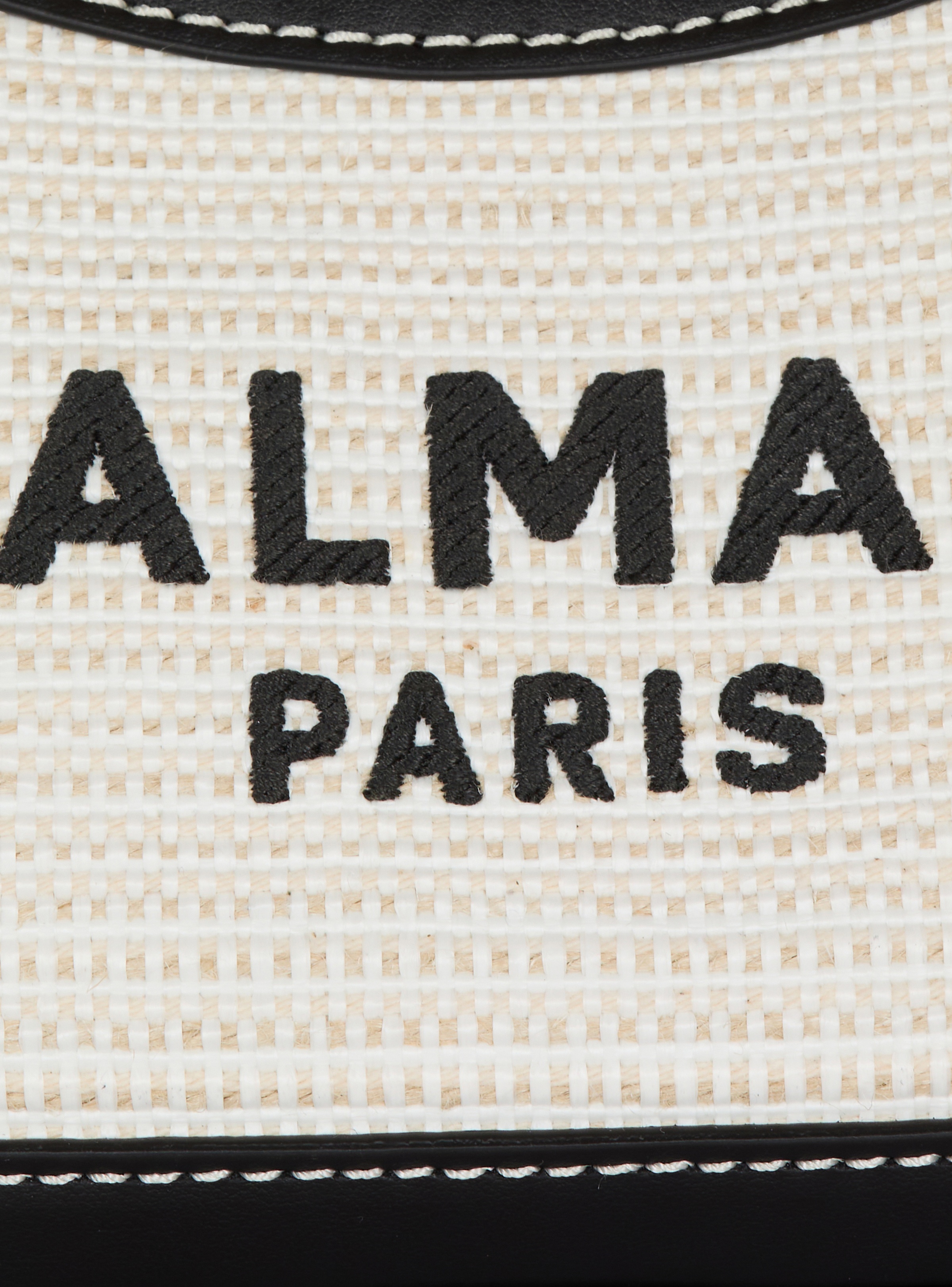 Raffia B-Army Shoulder bag - 7