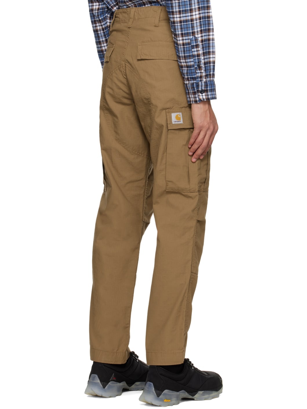 Brown Regular Cargo Pants - 3