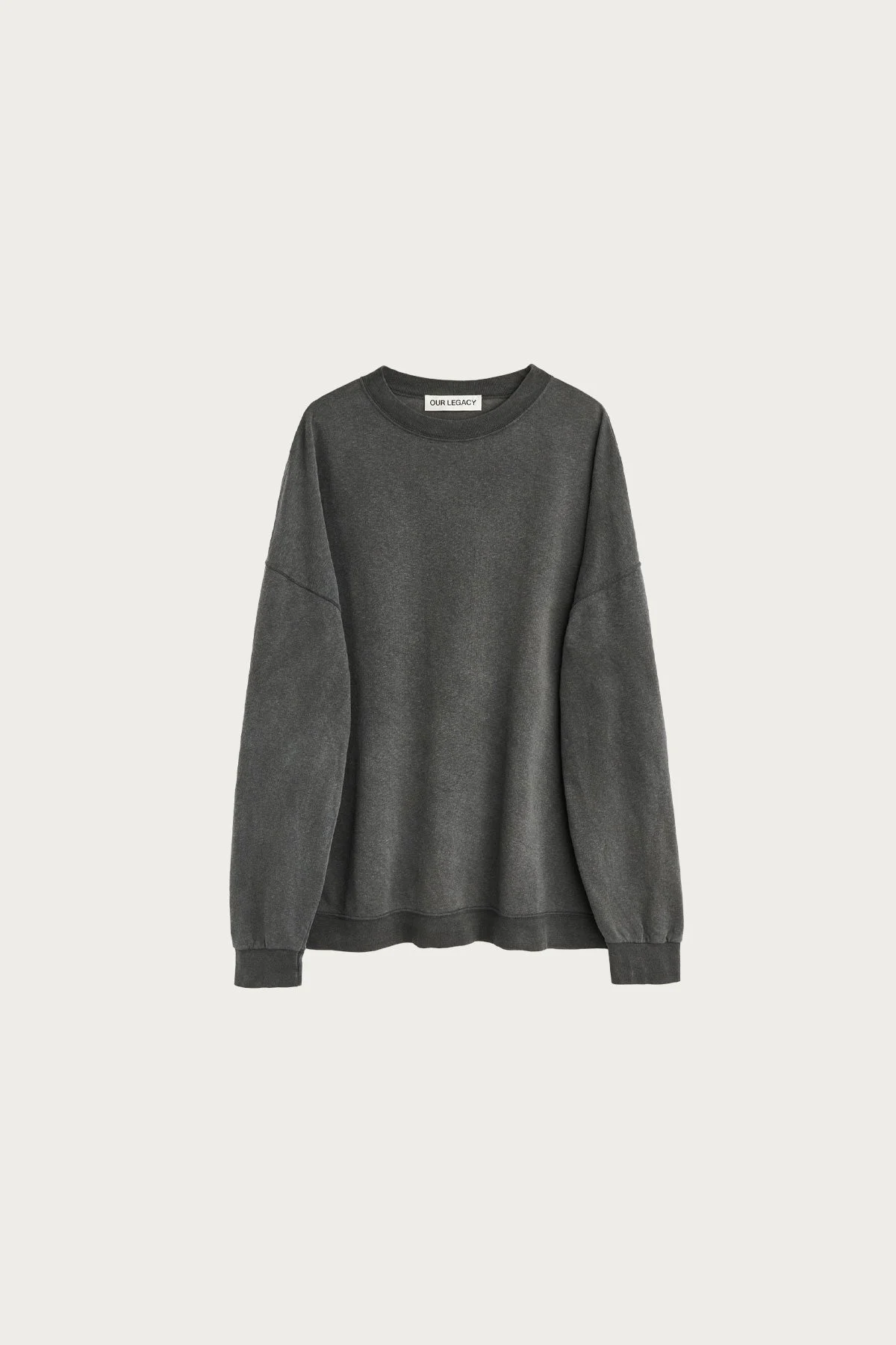 Slack Sweatshirt - Washed Black Rogue Loopback - 1