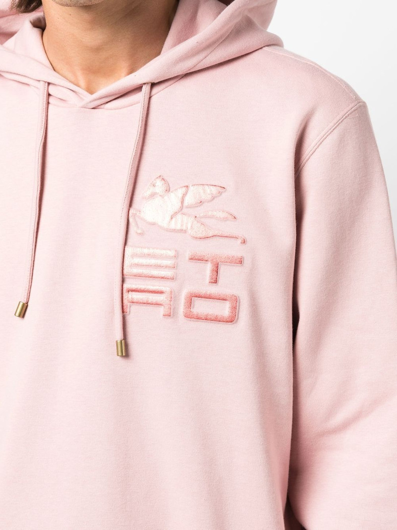 logo-print long-sleeve hoodie 5