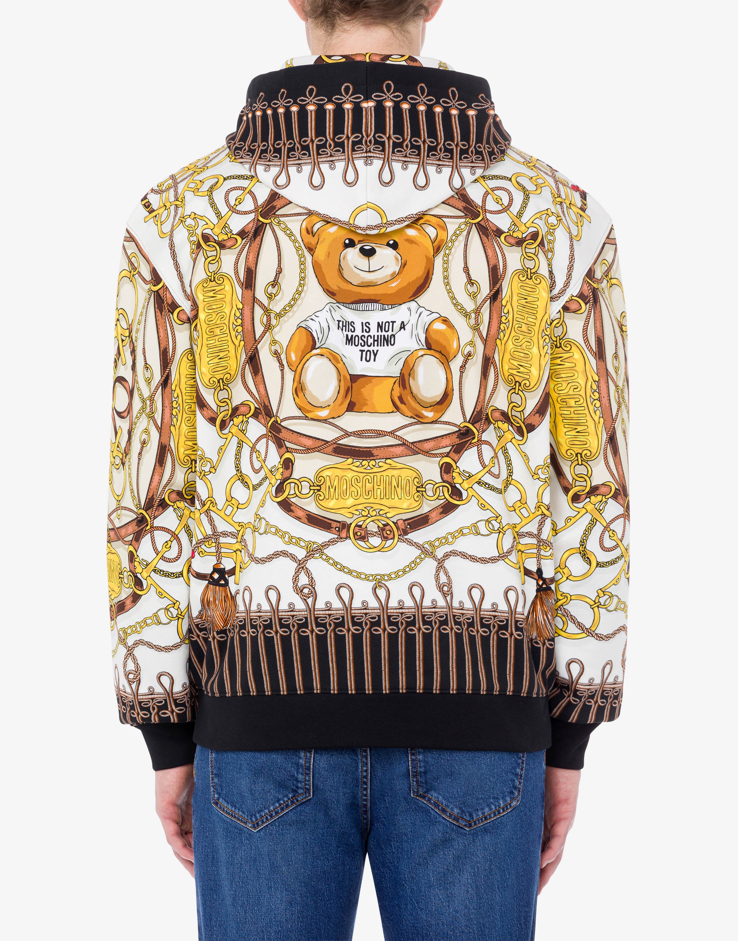 MILITARY TEDDY SCARF HOODIE - 3