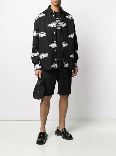 VERSACE retro car print shirt jacket outlook