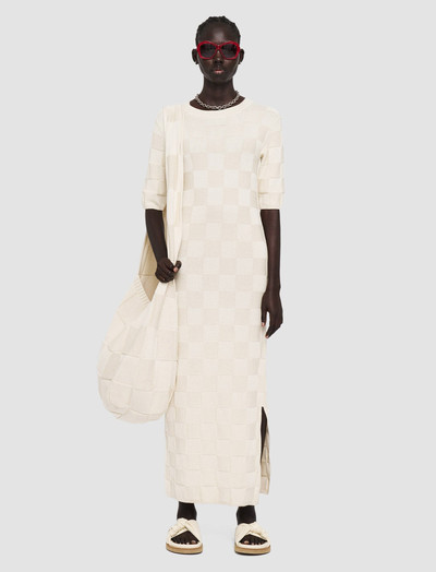 JOSEPH Textured Vichy Knitted Dress outlook