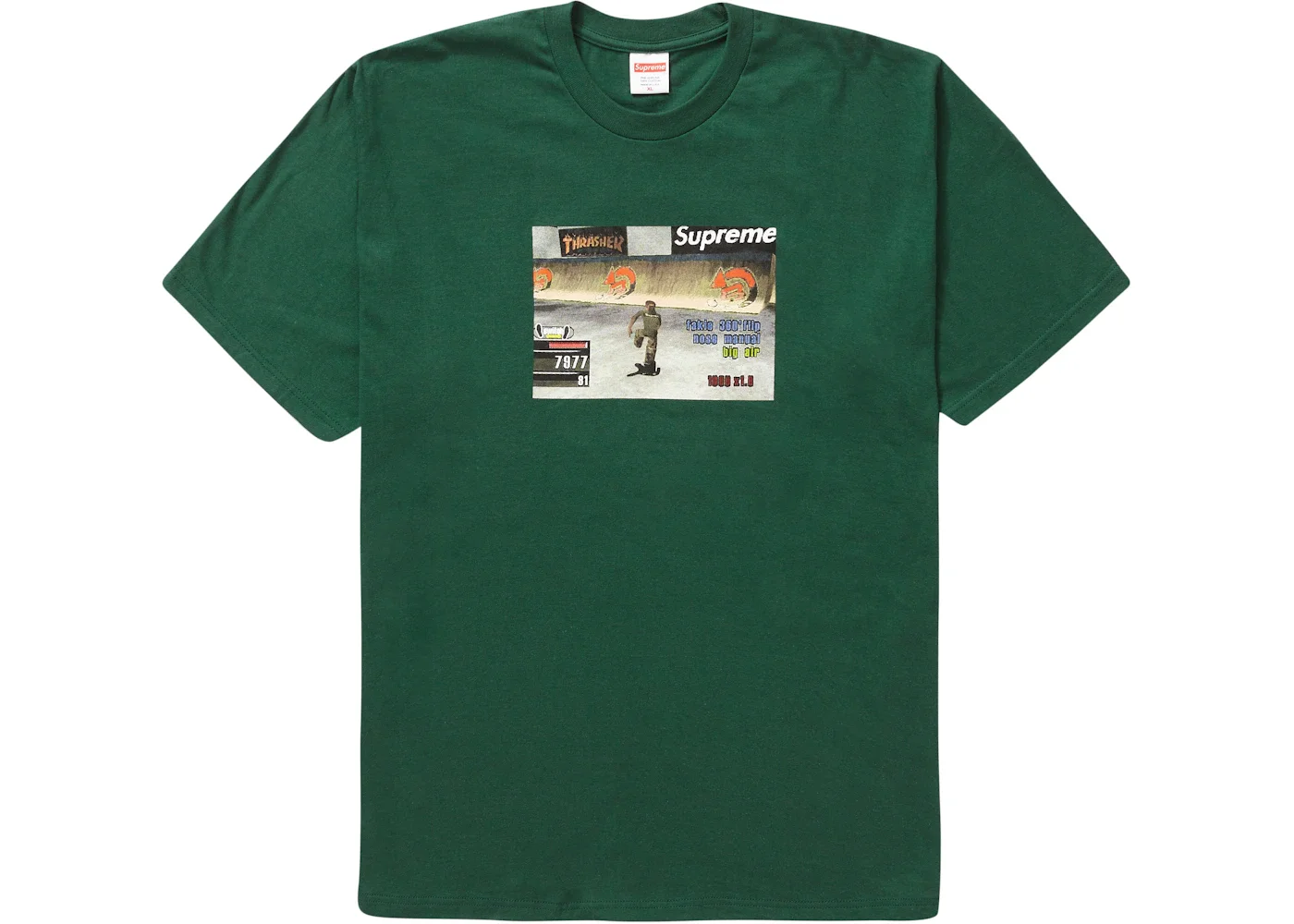 Supreme Thrasher Game Tee Dark Green - 1